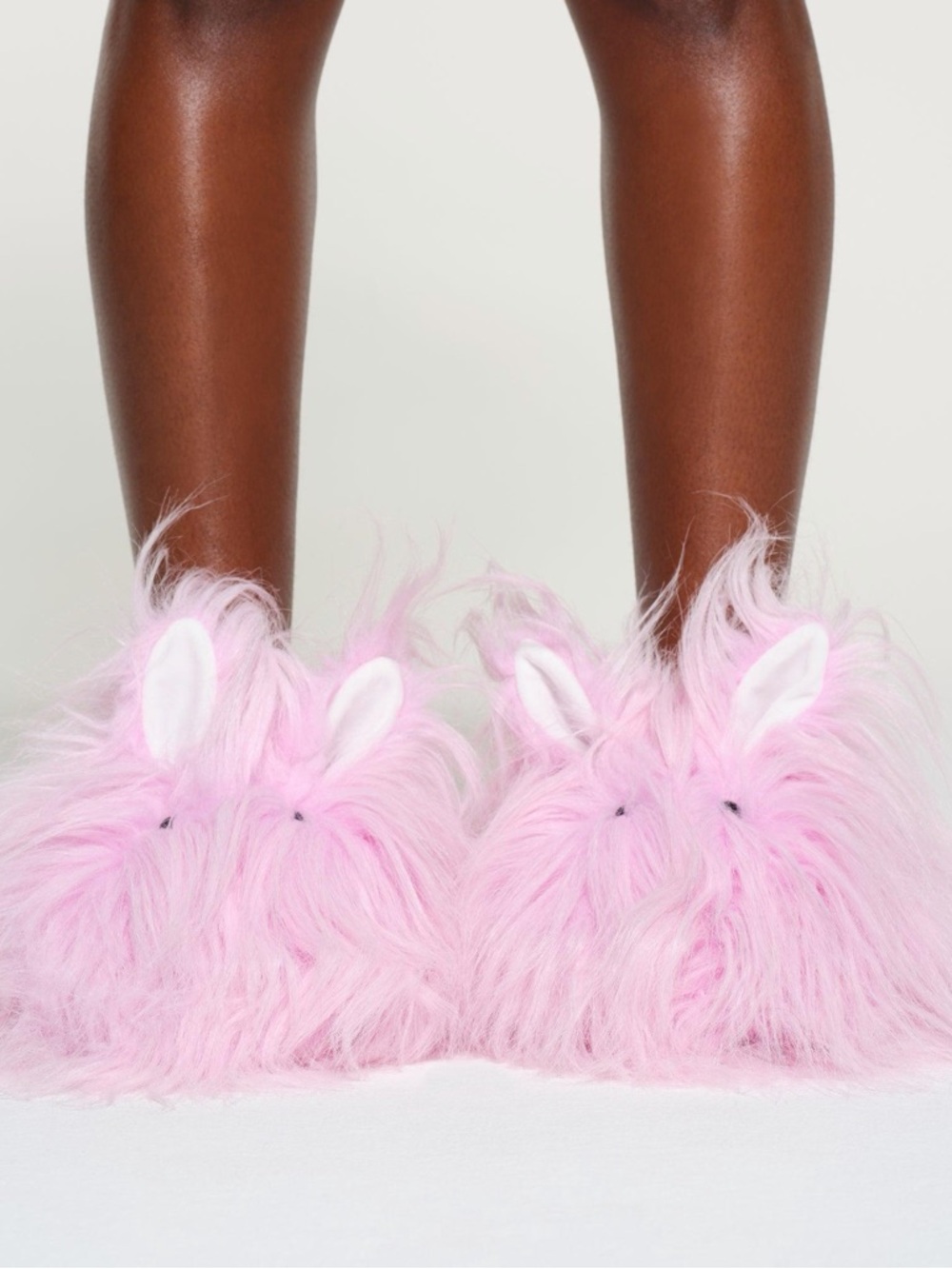 Skims Pink Bunny Rabbit Slippers